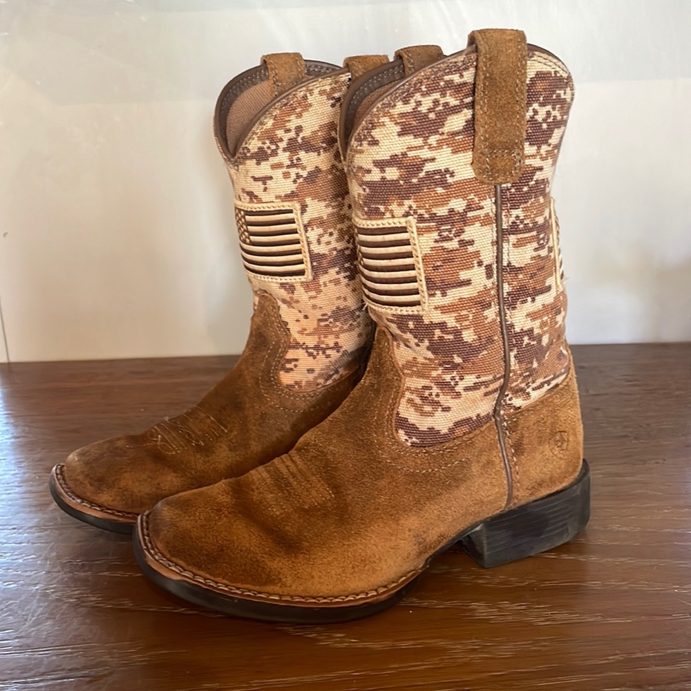 Ariat Boys Patriot Western Boot, cowboy boot
